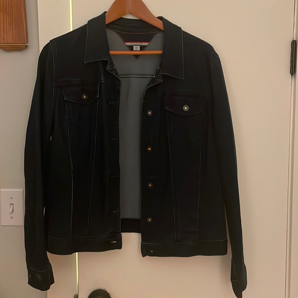 Tommy Hilfiger women's dark blue Jean jacket